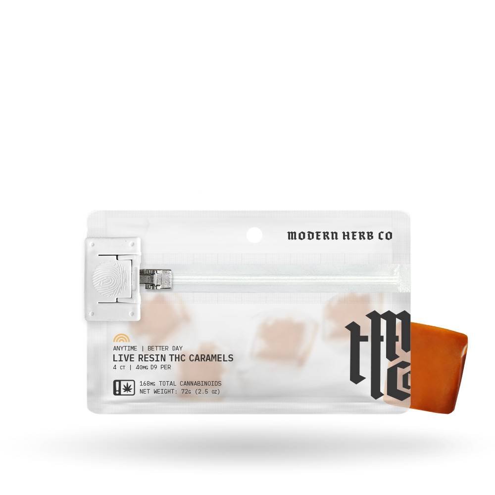 Modern Herb Co. |40mg Caramel | 4CT | Delta 9 | Anytime(Better Days) | Craft Caramel