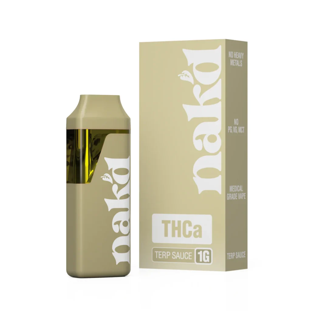 Nakd (Eden) | Terp Sauce 1G | THCa CARTRIDGE | Sativa | Pineapple Amnesia Haze Sativa