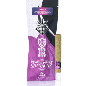 WNC CBD 2g Pre-roll | Diamond Infused Cannagar | 1g Northern Lights | 1g GrandDaddy Purple - Indica