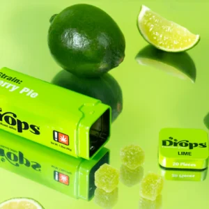 Drops | LIME (Green) Hybrid | 100mg | 20ct - Blue Orchid