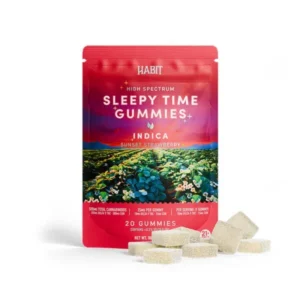 HABIT Gummies | Sunset Strawberry | Indica | 20Ct | 500mg per bag