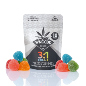 WNC CBD | 10ct | 75mg CBD | 25mg D9 THC