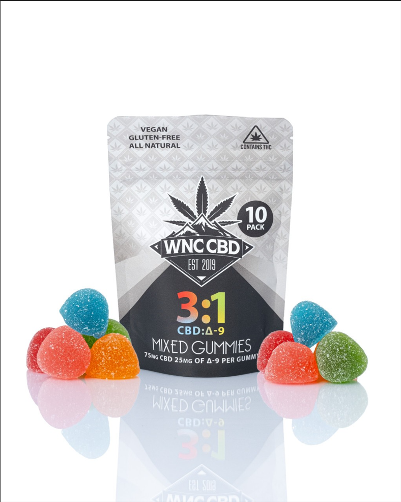WNC CBD | 10ct | 75mg CBD | 25mg D9 THC
