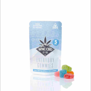 WNC CBD | 5ct | 10mg CBD | 3mg D9 THC | Everyday Gummies