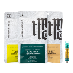 Modern Herb co - Dispensary grade -LIVE THCA - Liquid + Diamond